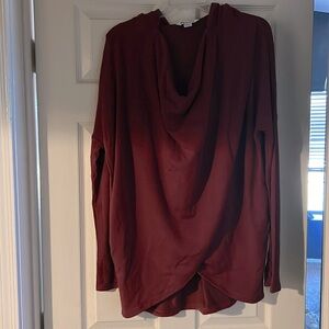 Athleta pullover hooded wrap